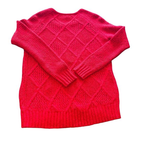 American Eagle Outfitters Red Cable Knit Fisherman Sweater
Size Small - Picture 6 of 7